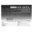 YAMAHA AX900U Owners Manual