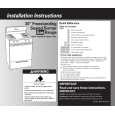 WHIRLPOOL SF325PEGW5 Installation Manual