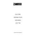 ZANUSSI ZCE7700X Owners Manual