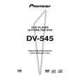 PIONEER DV-545 Manual de Usuario