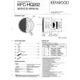 KENWOOD KFCHQ202 Service Manual