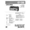 SONY ICF-C600 Manual de Servicio