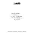 ZANUSSI ZF134UN Owners Manual