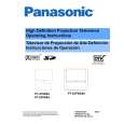 PANASONIC PT47XD64 Manual de Usuario