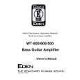 EDEN WT-500 Owners Manual