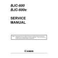 CANON BJC-600e Instrukcja Serwisowa