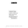 ZANUSSI ZR230/2TN Owners Manual