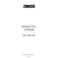 ZANUSSI ZR5540AE Owners Manual