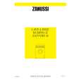 ZANUSSI ZAFFIRO14 Owners Manual