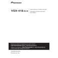 PIONEER VSX-418-S/MYSXJ5 Owners Manual