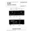 KENWOOD X-83 Service Manual