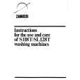 ZANUSSI S118T Owners Manual