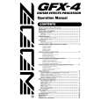ZOOM GFX-4 Owners Manual