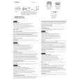 SONY MDR-EX71SL Owners Manual
