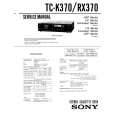 SONY TCRX370 Instrukcja Serwisowa