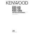 KENWOOD KDC-229 Manual de Usuario