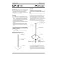 PIONEER CP-ST3/UC Instrukcja Obsługi