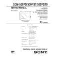 SONY GDM500PST9 Service Manual