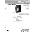 SONY WMA12 Service Manual