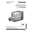 PANASONIC PVDV103 Manual de Usuario