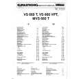 GRUNDIG VS660 VPT Instrukcja Serwisowa