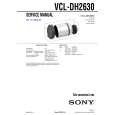 SONY VCLDH2630 Service Manual