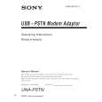 SONY UNA-PSTN Owners Manual