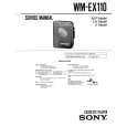 SONY WM-EX110 Instrukcja Serwisowa
