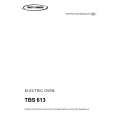 TRICITY BENDIX TBS613X Owners Manual
