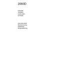 AEG 2060D-M/S Owners Manual