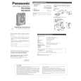 PANASONIC RQSW30 Manual de Usuario