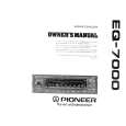 PIONEER EQ7000 Owners Manual