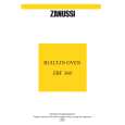 ZANUSSI ZBF360B Manual de Usuario