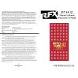 RFX RFX412 Owners Manual RFX RFX412 Owners Manual