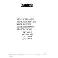 ZANUSSI ZFT165R Owners Manual