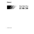 ROLAND HP3800 Owners Manual