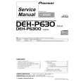 PIONEER DEH-P630X1N Manual de Servicio