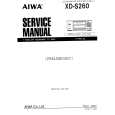 AIWA XDS260 Instrukcja Serwisowa