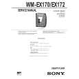 SONY WMEX172 Service Manual