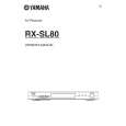 YAMAHA RX-SL80 Manual de Usuario
