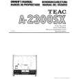 TEAC A-2300SX Owners Manual
