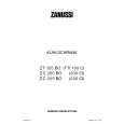 ZANUSSI ZC 205 BO Owners Manual
