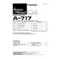 PIONEER A717 Service Manual
