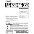 TEAC AG-650 Owners Manual