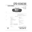 SONY CFD340 Instrukcja Serwisowa