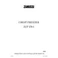 ZANUSSI ZCF270-1 Owners Manual