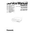PANASONIC AG6040E Service Manual