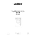 ZANUSSI F1002 Owners Manual