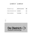 DE DIETRICH LZ9616E1 Owners Manual