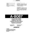 ONKYO A-8087 Owners Manual